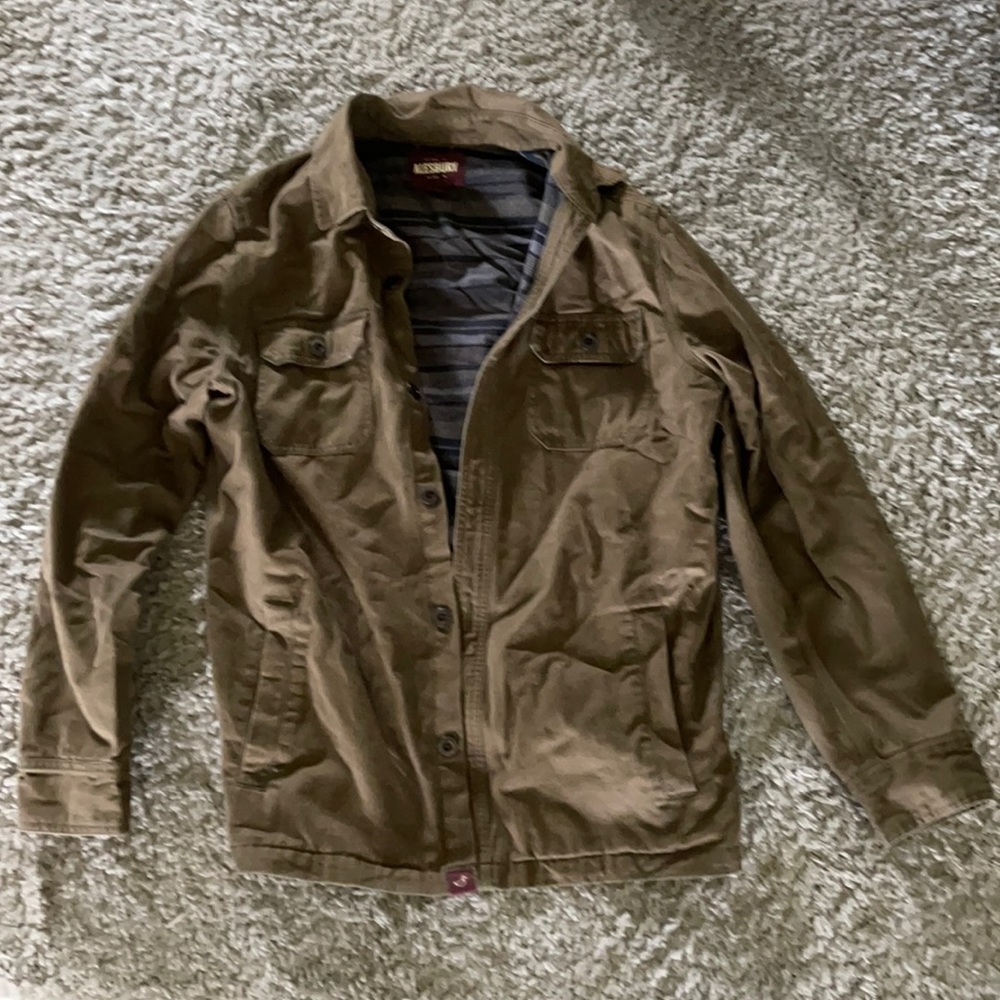 Alesbury Military Shirt Jacket-Olive